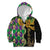 Personalized Mardi Gras Kid Hoodie Gold Mask Unique Style