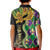 Personalized Mardi Gras Kid Polo Shirt Gold Mask Unique Style