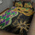 Mardi Gras Quilt Bed Set Gold Mask Unique Style - Wonder Print Shop