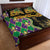 Mardi Gras Quilt Bed Set Gold Mask Unique Style - Wonder Print Shop