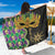 Personalized Mardi Gras Sarong Gold Mask Unique Style