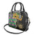 Mardi Gras Shoulder Handbag Gold Mask Unique Style - Wonder Print Shop