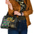 Mardi Gras Shoulder Handbag Gold Mask Unique Style - Wonder Print Shop