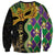 Personalized Mardi Gras Sweatshirt Gold Mask Unique Style