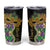 Personalized Mardi Gras Tumbler Cup Gold Mask Unique Style