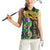 Personalized Mardi Gras Women Sleeveless Polo Shirt Gold Mask Unique Style