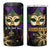 Let The Good Times Roll Mardi Gras 4 in 1 Can Cooler Tumbler Special Version