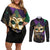 Let The Good Times Roll Mardi Gras Couples Matching Off Shoulder Short Dress and Long Sleeve Button Shirt Special Version