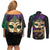 Let The Good Times Roll Mardi Gras Couples Matching Off Shoulder Short Dress and Long Sleeve Button Shirt Special Version