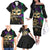 Let The Good Times Roll Mardi Gras Family Matching Off The Shoulder Long Sleeve Dress and Hawaiian Shirt Special Version