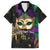 Let The Good Times Roll Mardi Gras Family Matching Off The Shoulder Long Sleeve Dress and Hawaiian Shirt Special Version