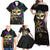 Let The Good Times Roll Mardi Gras Family Matching Off Shoulder Maxi Dress and Hawaiian Shirt Special Version