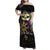 Let The Good Times Roll Mardi Gras Family Matching Off Shoulder Maxi Dress and Hawaiian Shirt Special Version