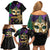 Let The Good Times Roll Mardi Gras Family Matching Off Shoulder Short Dress and Hawaiian Shirt Special Version