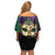 Let The Good Times Roll Mardi Gras Family Matching Off Shoulder Short Dress and Hawaiian Shirt Special Version