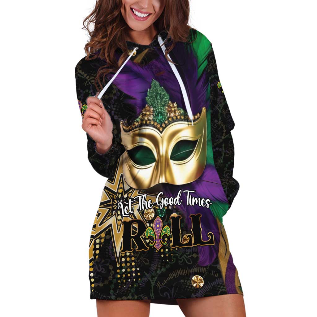 Let The Good Times Roll Mardi Gras Hoodie Dress Special Version