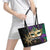 Let The Good Times Roll Mardi Gras Leather Tote Bag Special Version