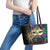 Let The Good Times Roll Mardi Gras Leather Tote Bag Special Version