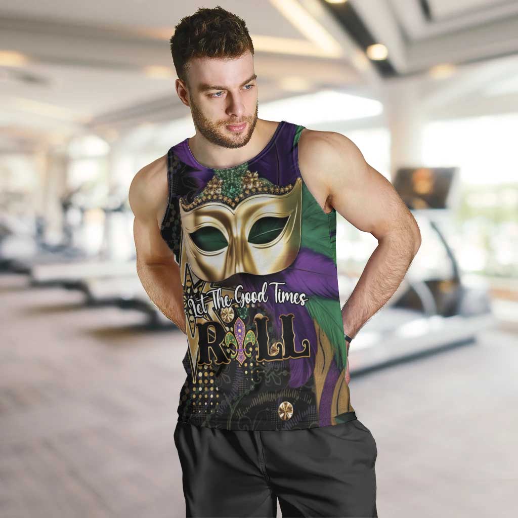 Let The Good Times Roll Mardi Gras Men Tank Top Special Version - Wonder Print Shop