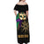 Let The Good Times Roll Mardi Gras Off Shoulder Maxi Dress Special Version - Wonder Print Shop