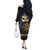 Let The Good Times Roll Mardi Gras Off The Shoulder Long Sleeve Dress Special Version - Wonder Print Shop