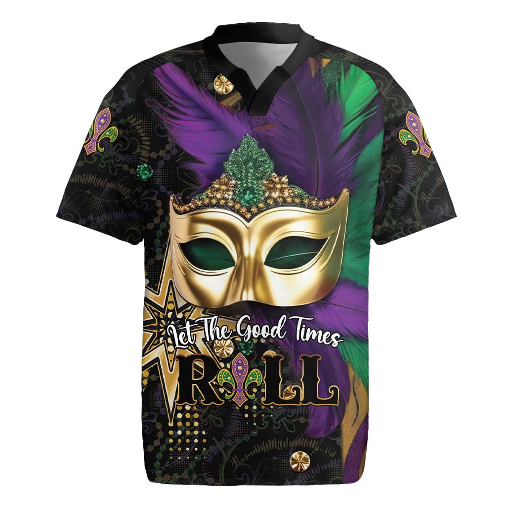 Let The Good Times Roll Mardi Gras Rugby Jersey Special Version