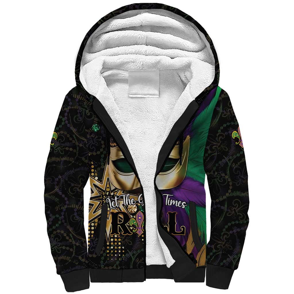 Let The Good Times Roll Mardi Gras Sherpa Hoodie Special Version