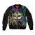 Let The Good Times Roll Mardi Gras Sleeve Zip Bomber Jacket Special Version