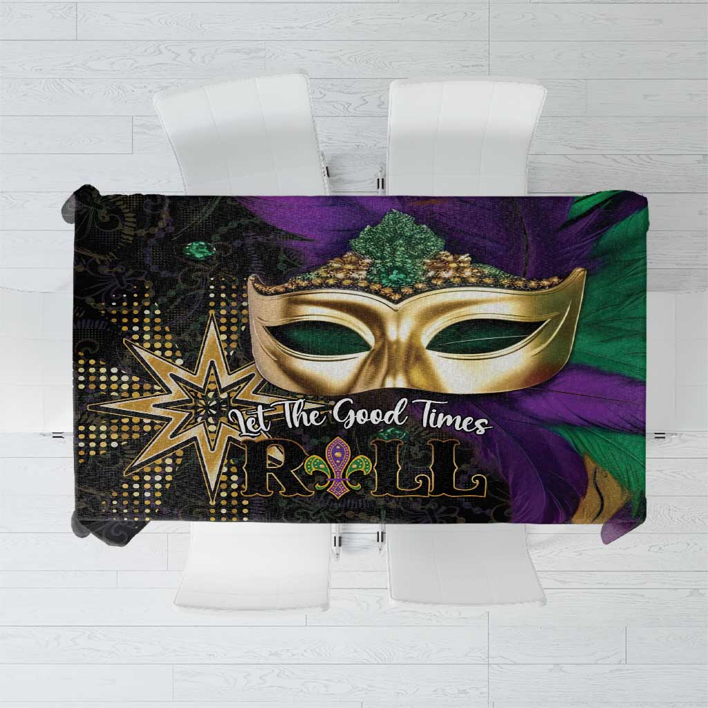 Let The Good Times Roll Mardi Gras Tablecloth Special Version