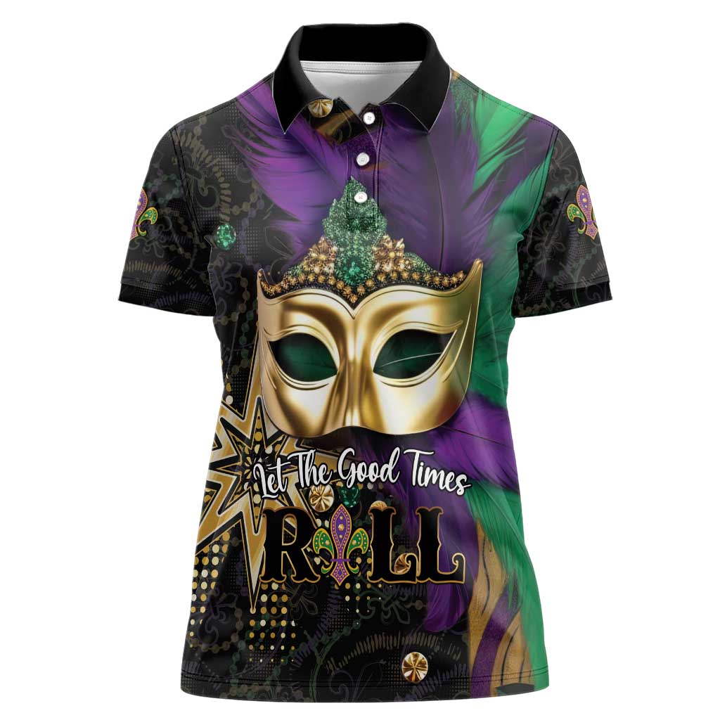 Let The Good Times Roll Mardi Gras Women Polo Shirt Special Version