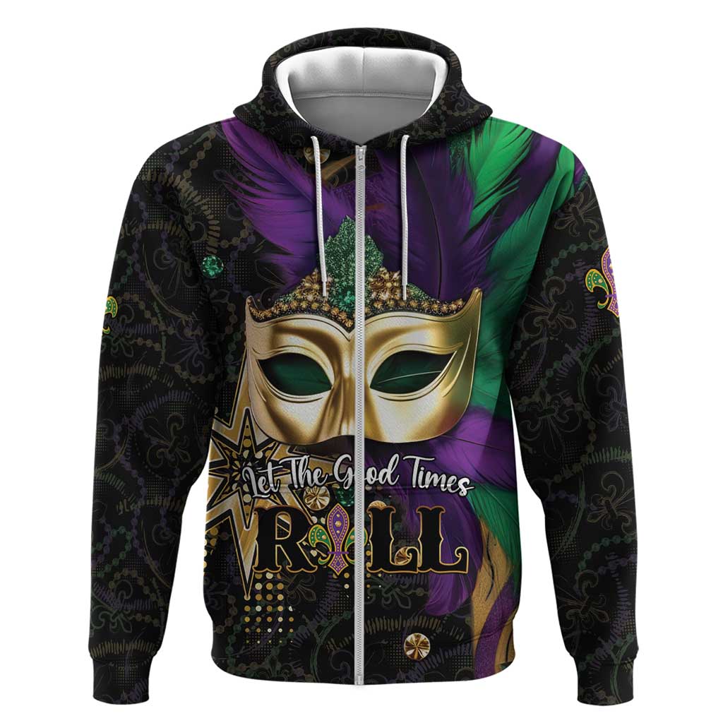 Let The Good Times Roll Mardi Gras Zip Hoodie Special Version