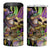 Mardi Gras Alligator 4 in 1 Can Cooler Tumbler Fleur De Lis Glitter Style