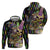 Mardi Gras Alligator Hoodie Fleur De Lis Glitter Style