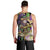 Mardi Gras Alligator Men Tank Top Fleur De Lis Glitter Style - Wonder Print Shop