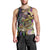 Mardi Gras Alligator Men Tank Top Fleur De Lis Glitter Style - Wonder Print Shop