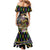 Mardi Gras Alligator Mermaid Dress Fleur De Lis Glitter Style - Wonder Print Shop