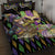 Mardi Gras Alligator Quilt Bed Set Fleur De Lis Glitter Style - Wonder Print Shop