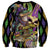 Mardi Gras Alligator Sweatshirt Fleur De Lis Glitter Style - Wonder Print Shop