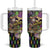 Mardi Gras Alligator Tumbler With Handle Fleur De Lis Glitter Style - Wonder Print Shop