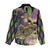 Mardi Gras Alligator Women Casual Shirt Fleur De Lis Glitter Style - Wonder Print Shop