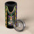 Mardi Gras Skull 4 in 1 Can Cooler Tumbler Beads Fleur De Lis