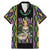 Mardi Gras Skull Family Matching Mermaid Dress and Hawaiian Shirt Beads Fleur De Lis