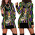 Mardi Gras Skull Hoodie Dress Beads Fleur De Lis