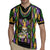 Mardi Gras Skull Rugby Jersey Beads Fleur De Lis - Wonder Print Shop