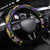 Mardi Gras Skull Steering Wheel Cover Beads Fleur De Lis