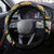 Mardi Gras Skull Steering Wheel Cover Beads Fleur De Lis