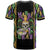 Mardi Gras Skull T Shirt Beads Fleur De Lis - Wonder Print Shop