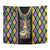 Mardi Gras Skull Tapestry Beads Fleur De Lis