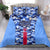 Japan Football Bedding Set Come On Samurai Blue - Wonder Print Shop