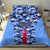 Japan Football Bedding Set Come On Samurai Blue - Wonder Print Shop